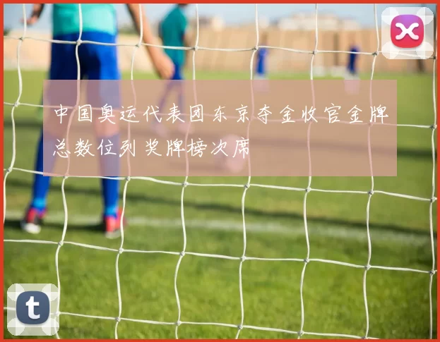 中国奥运代表团东京夺金收官金牌总数位列奖牌榜次席