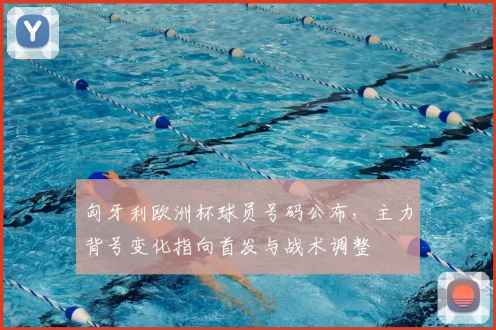 匈牙利欧洲杯球员号码公布,主力背号变化指向首发与战术调整