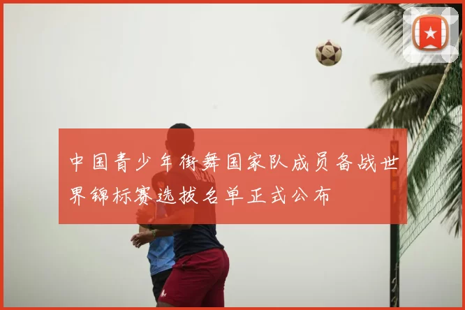 中国青少年街舞国家队成员备战世界锦标赛选拔名单正式公布