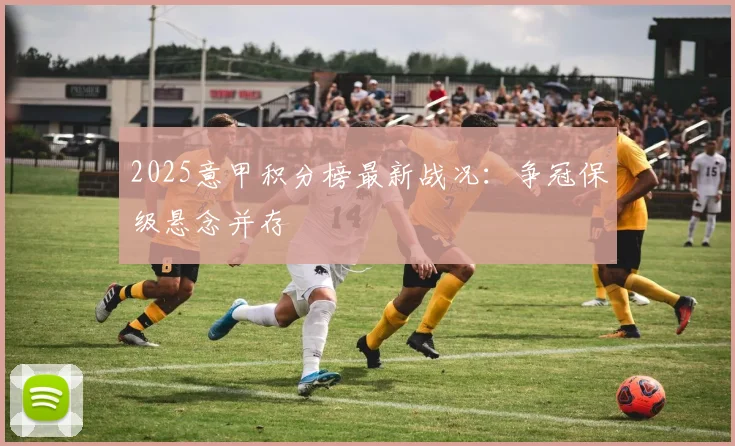 2025意甲积分榜最新战况:争冠保级悬念并存